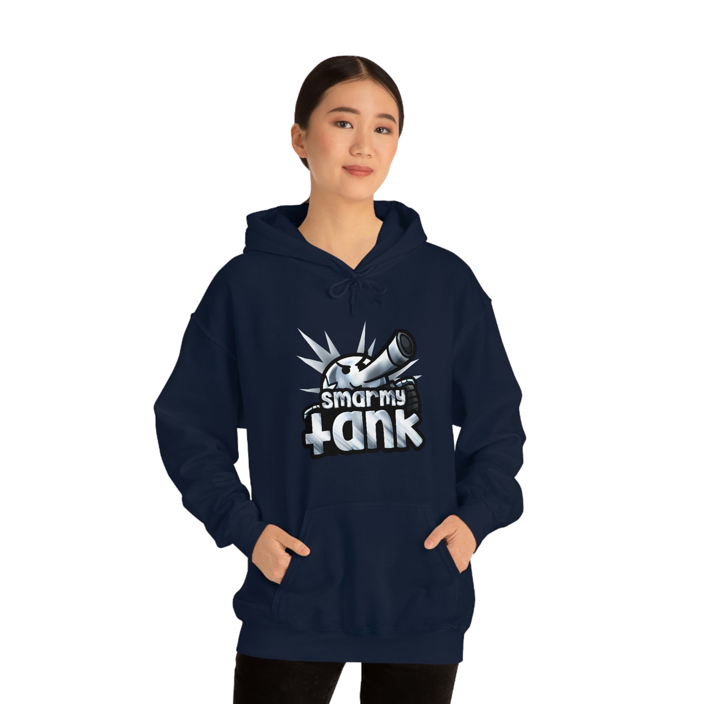 Chrome Smarmy Tank Unisex Hoodie