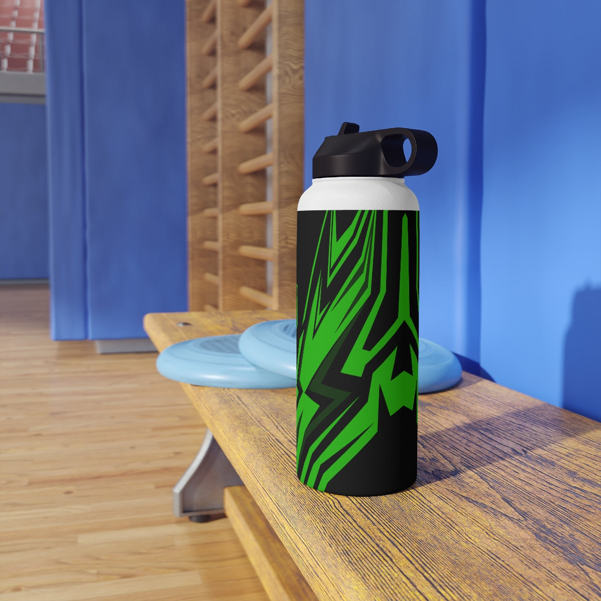 JJ Green Giant Stainless Steel Water Bottle, Standard Lid