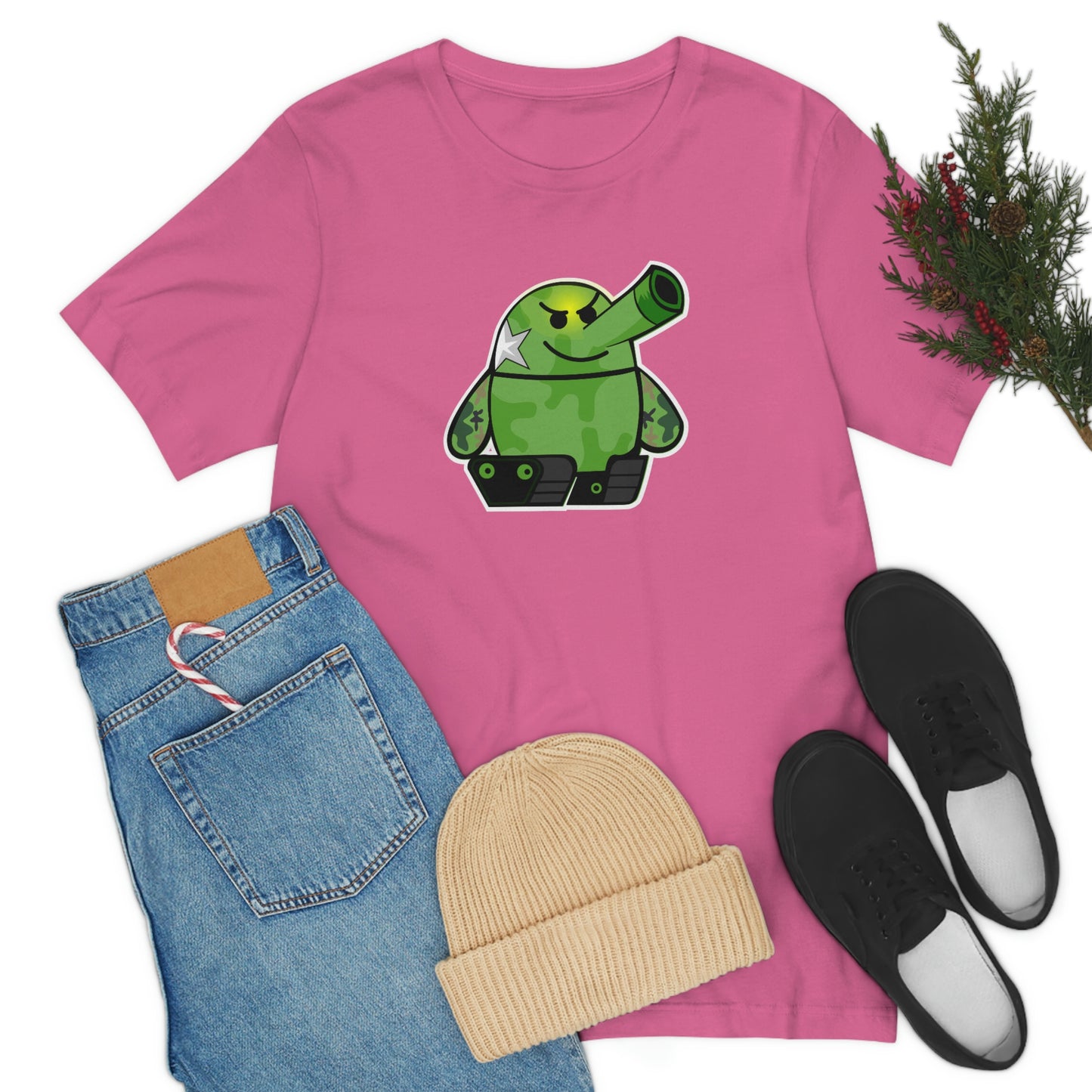 Smarmy Tank Cartoon Unisex T-shirt