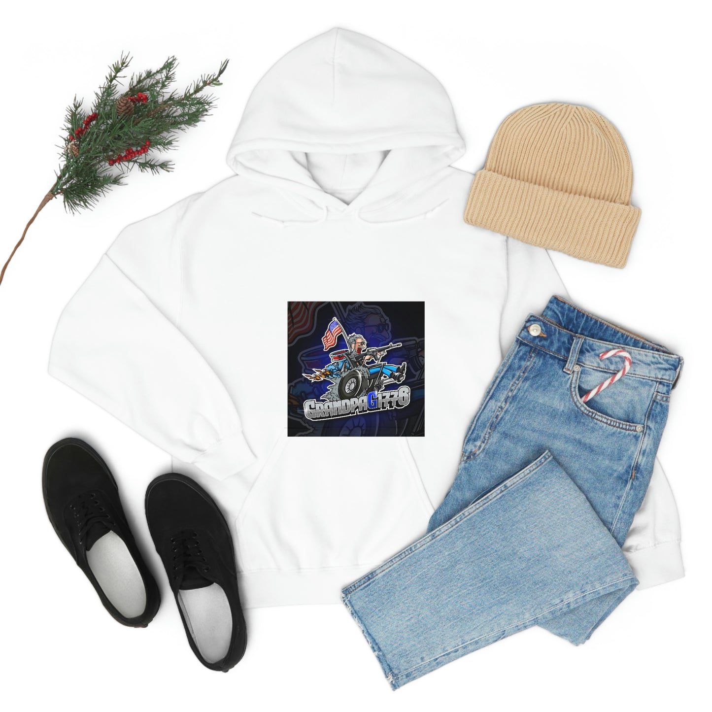 GrandpaG Silhouette Unisex Hoodie
