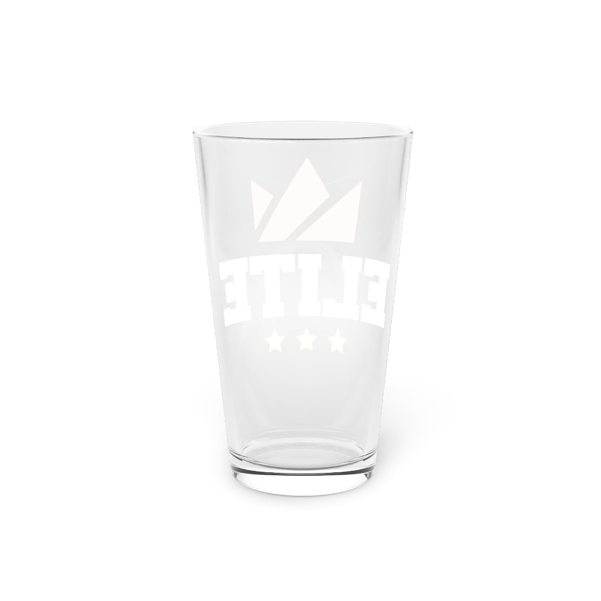 EliteTeam.Tv Pint Glass, 16oz