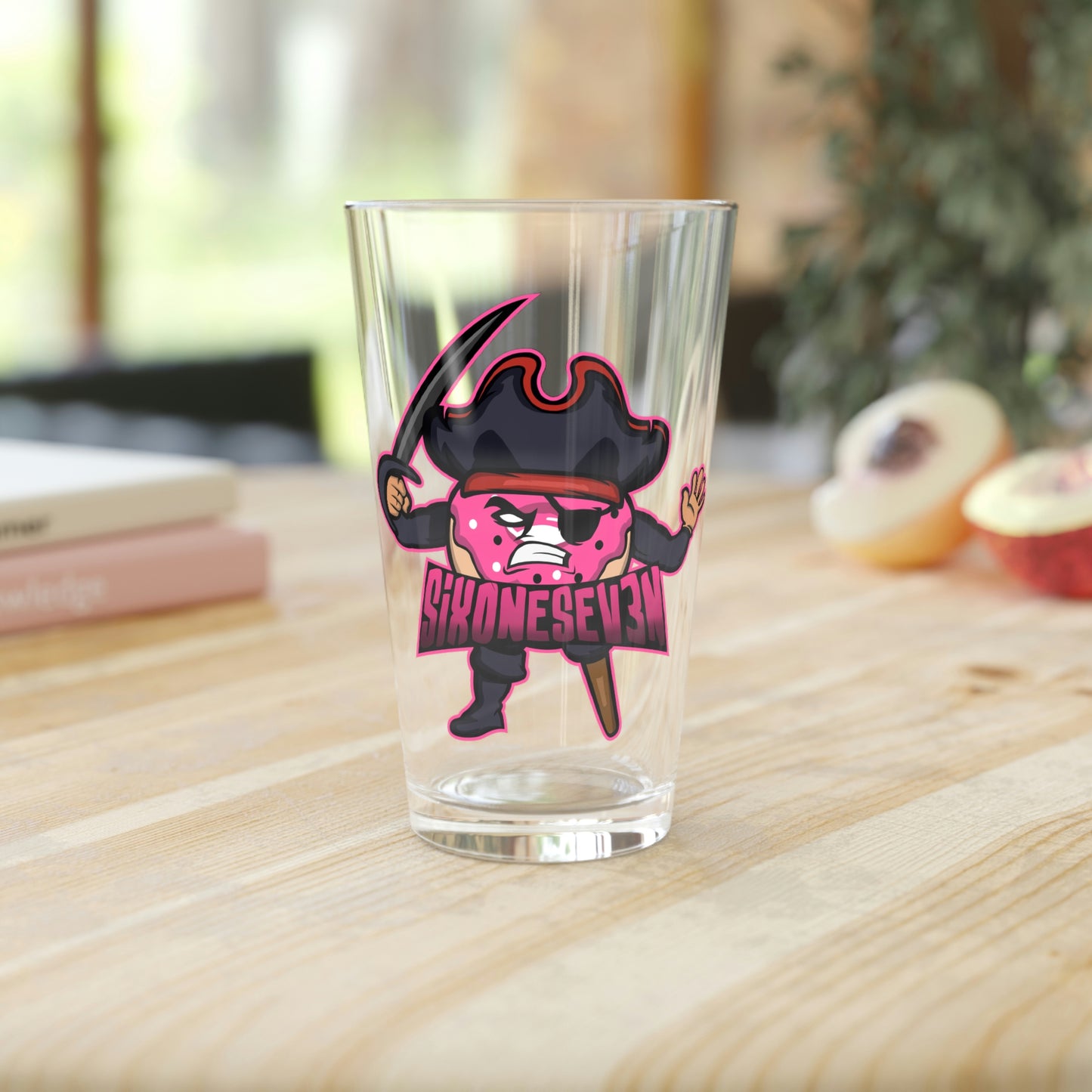 SixOneSev3n Pint Glass, 16oz