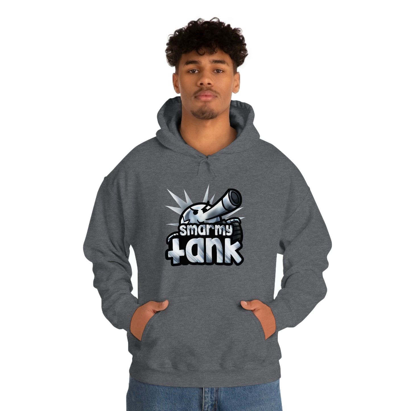 Chrome Smarmy Tank Unisex Hoodie