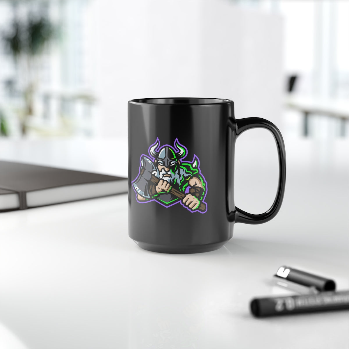 Rated R Viking Black Mug, 15oz