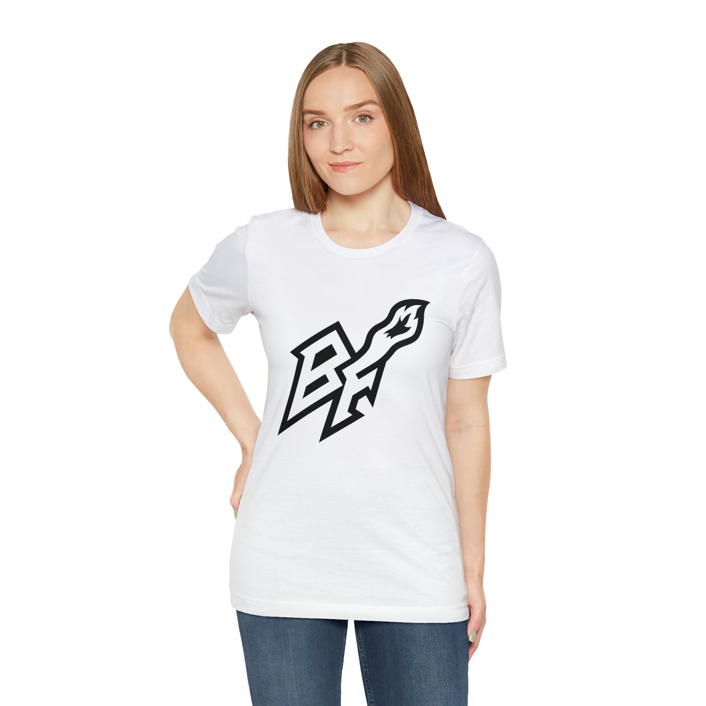 BlackFox Unisex T-shirt W/Black Logo