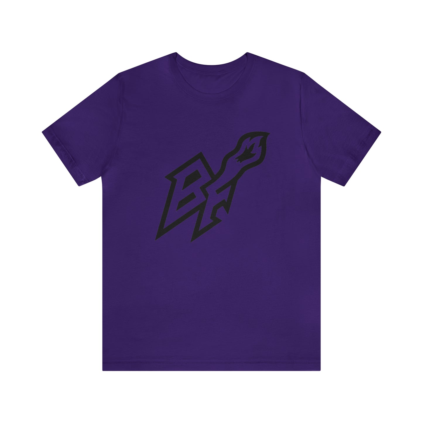 BlackFox Unisex T-shirt W/Black Logo