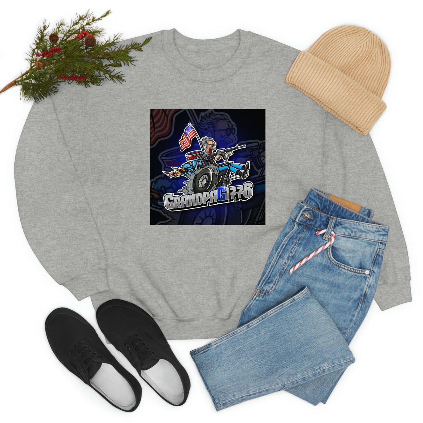 GrandpaG Silhouette Unisex Sweatshirt