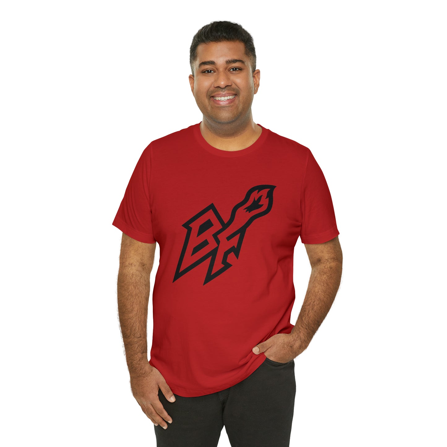 BlackFox Unisex T-shirt W/Black Logo