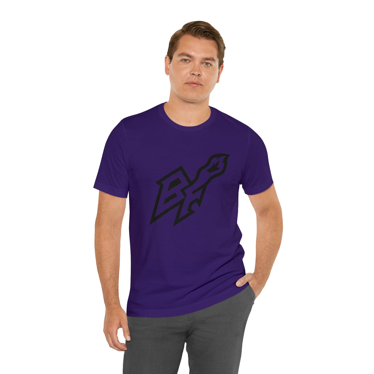 BlackFox Unisex T-shirt W/Black Logo
