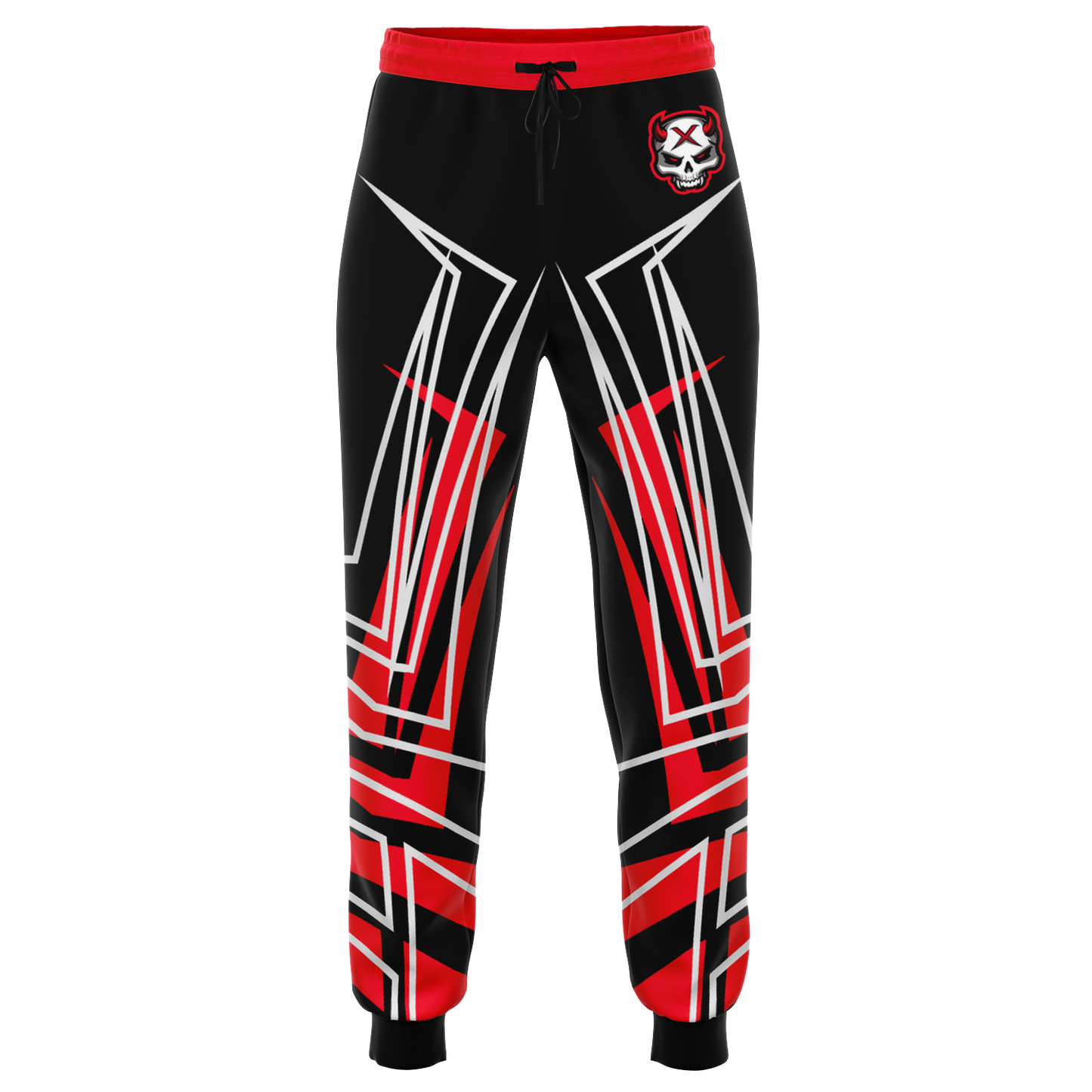 Red Bit Jogger Pants