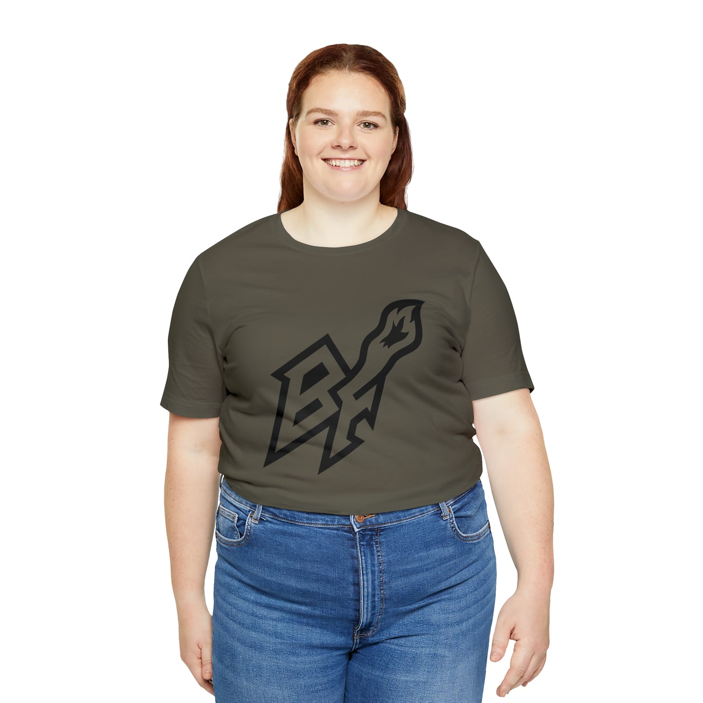 BlackFox Unisex T-shirt W/Black Logo