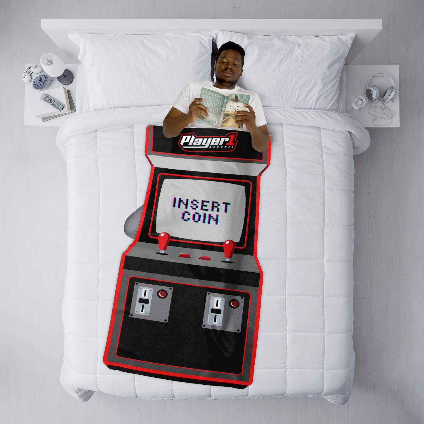 Player1Apparel Arcade Game Blanket