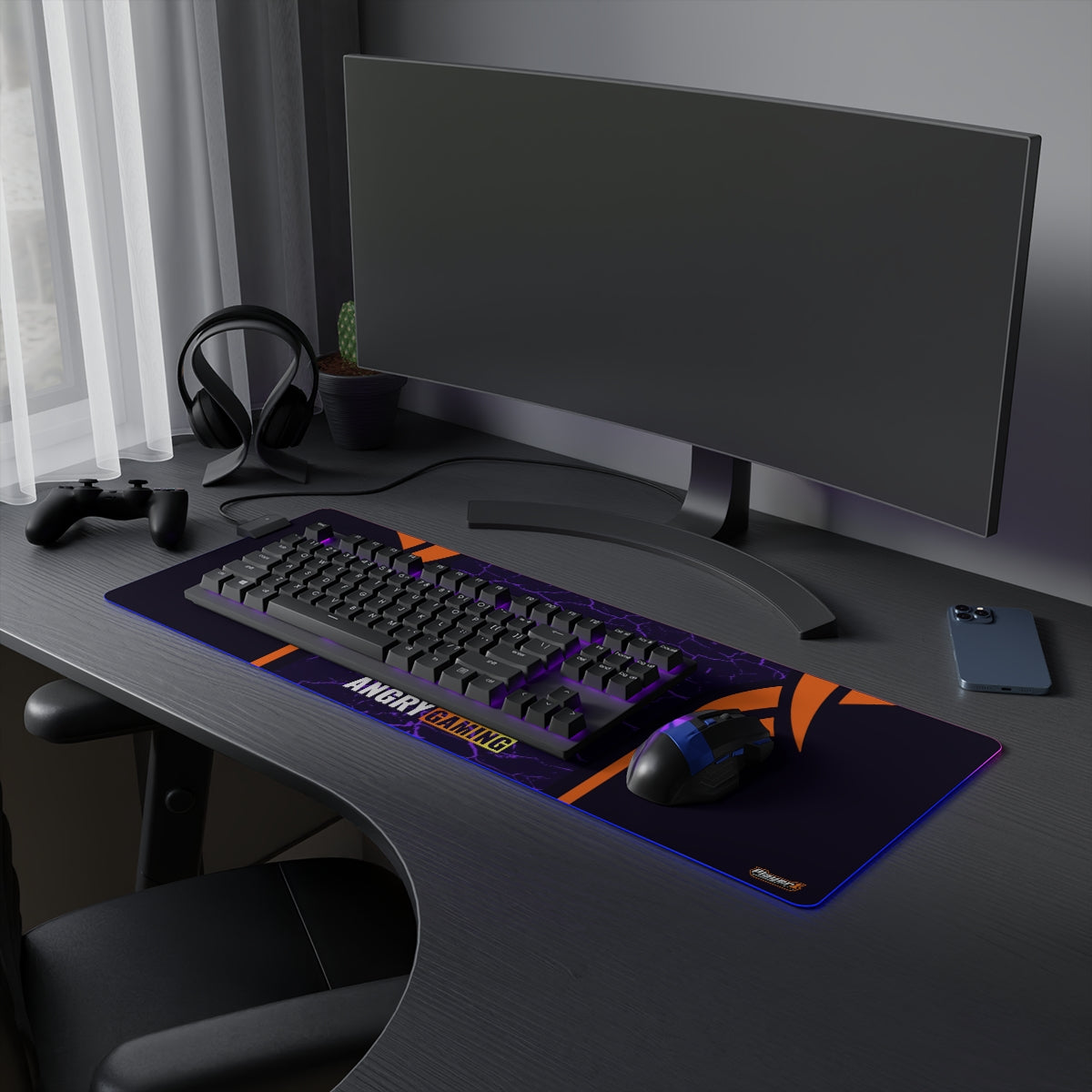 Angry Gaming LED Gaming Mouse Pad