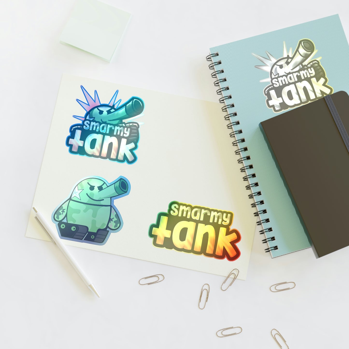 Smarmy Tank Sticker Sheets
