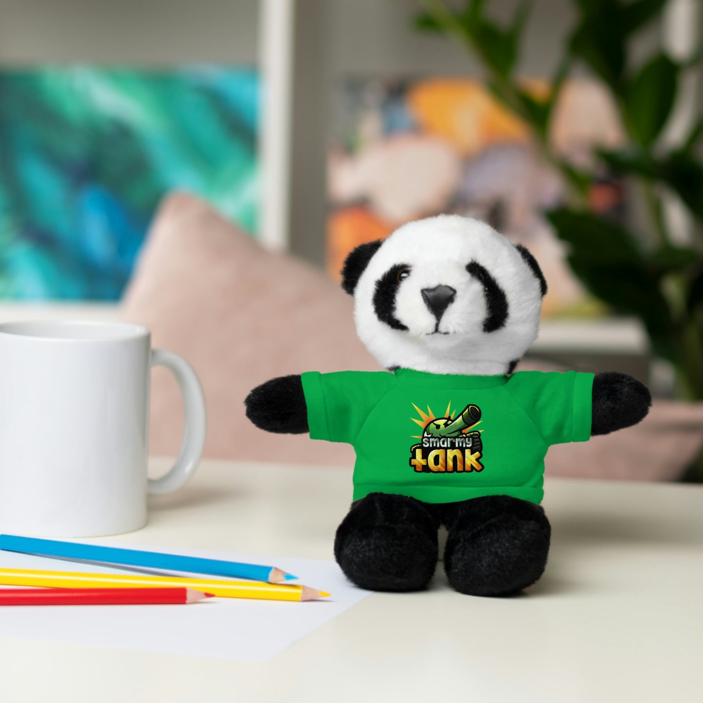 Smarmy Tank Stuffed Animals with Tee