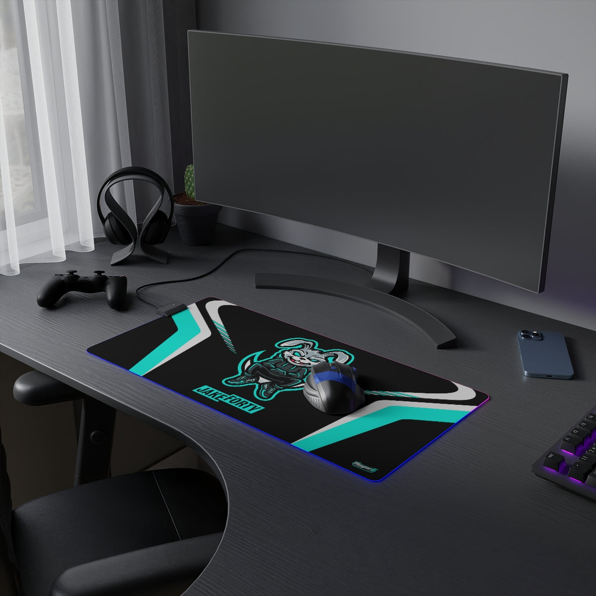 JakeForty LED Gaming Mouse Pad