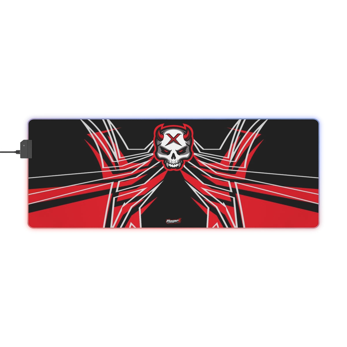 Red Bit LED Gaming Mouse Pad