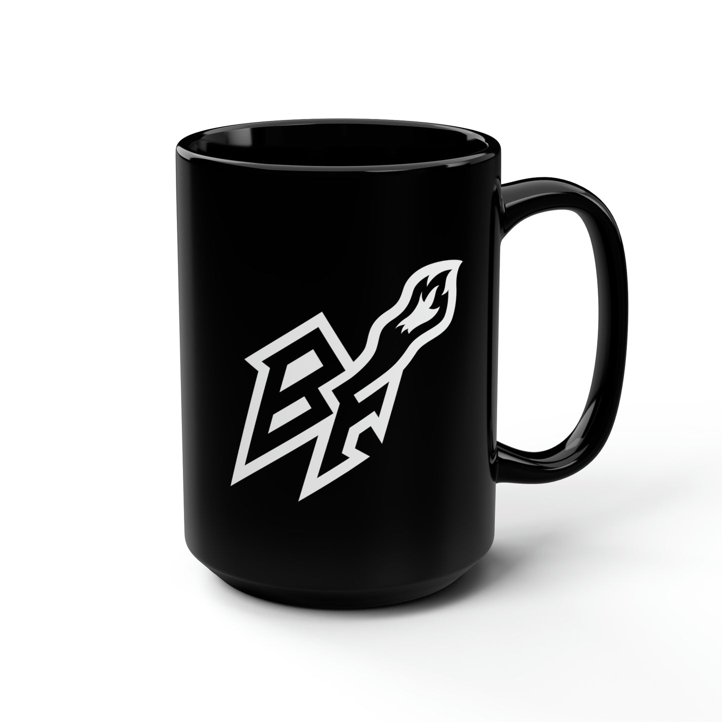 BlackFox Black Mug, 15oz