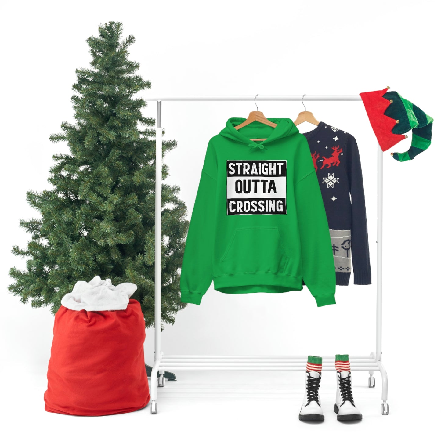 Straight Outta Crossing Unisex Hoodie