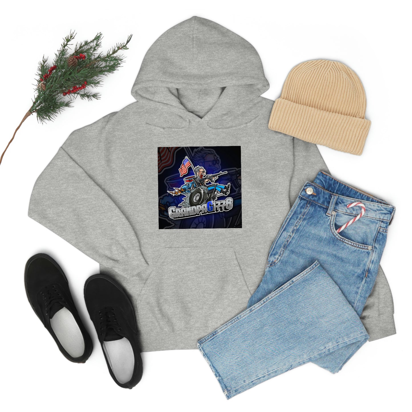 GrandpaG Silhouette Unisex Hoodie