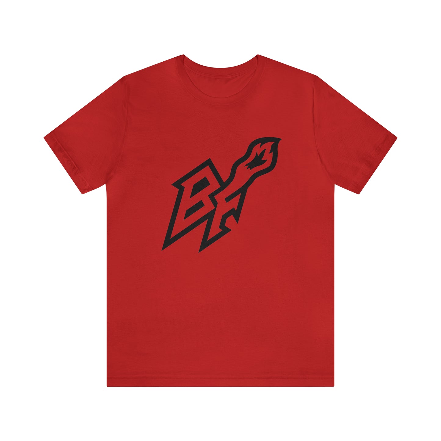 BlackFox Unisex T-shirt W/Black Logo