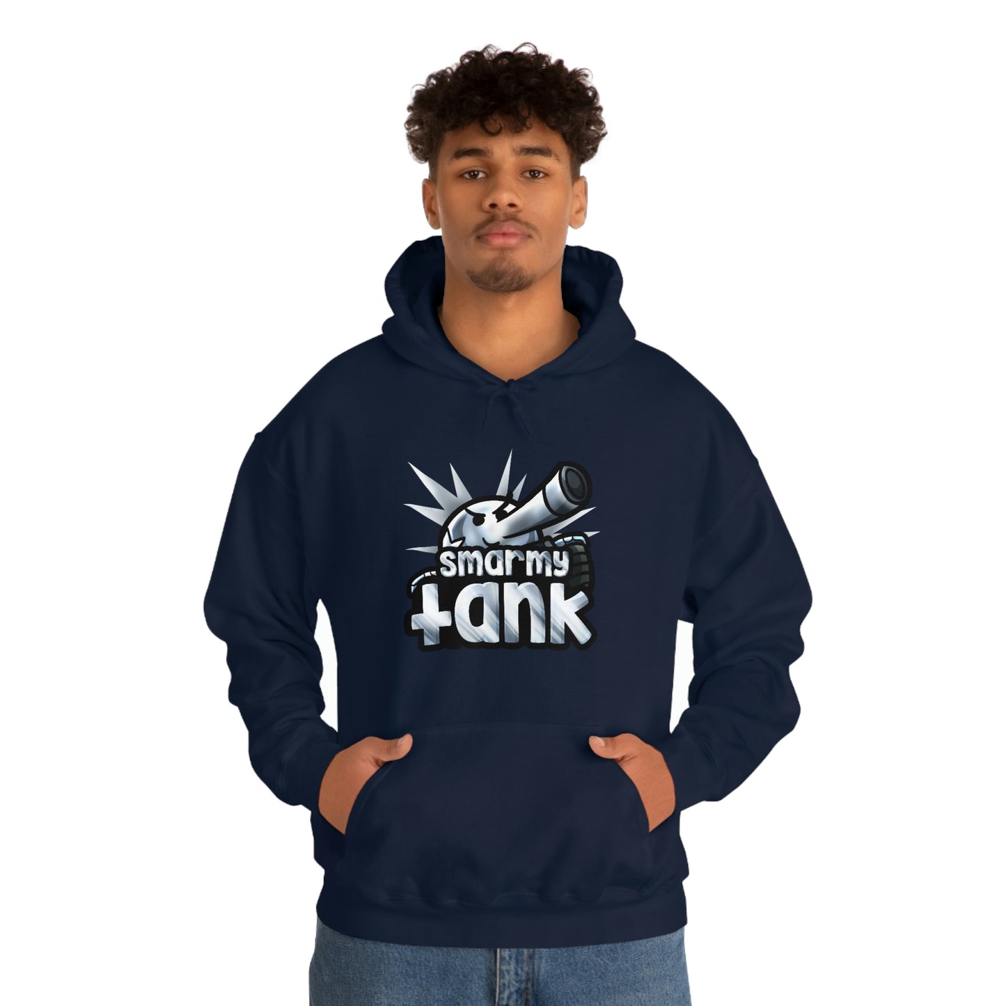 Chrome Smarmy Tank Unisex Hoodie