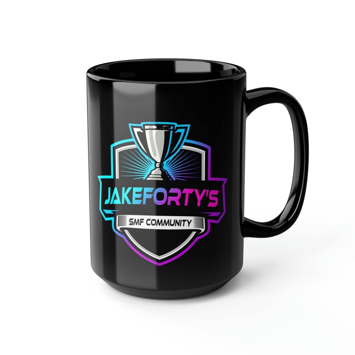 Team SMF Black Mug, 15oz