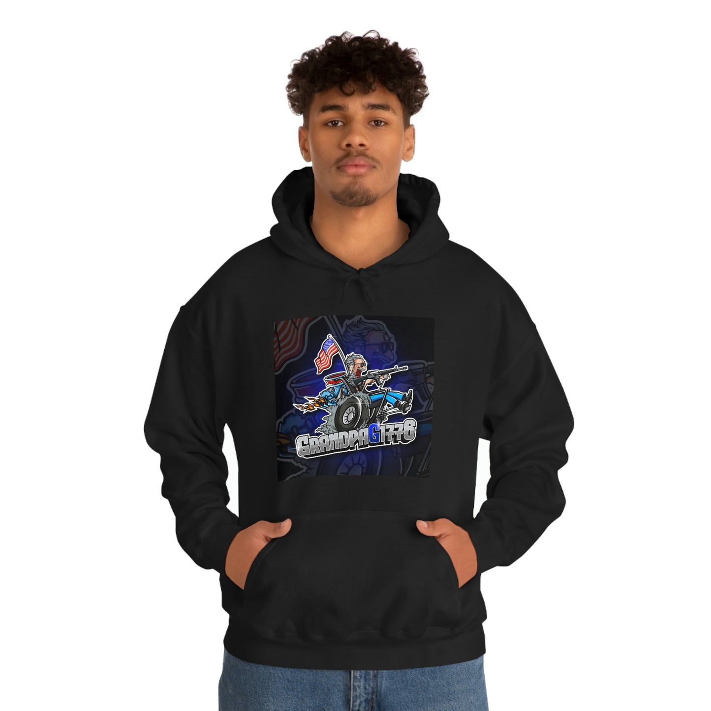 GrandpaG Silhouette Unisex Hoodie