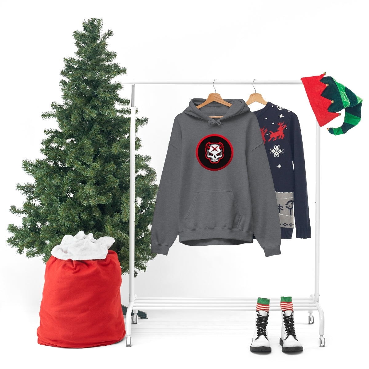 Red Bit Unisex Hoodie