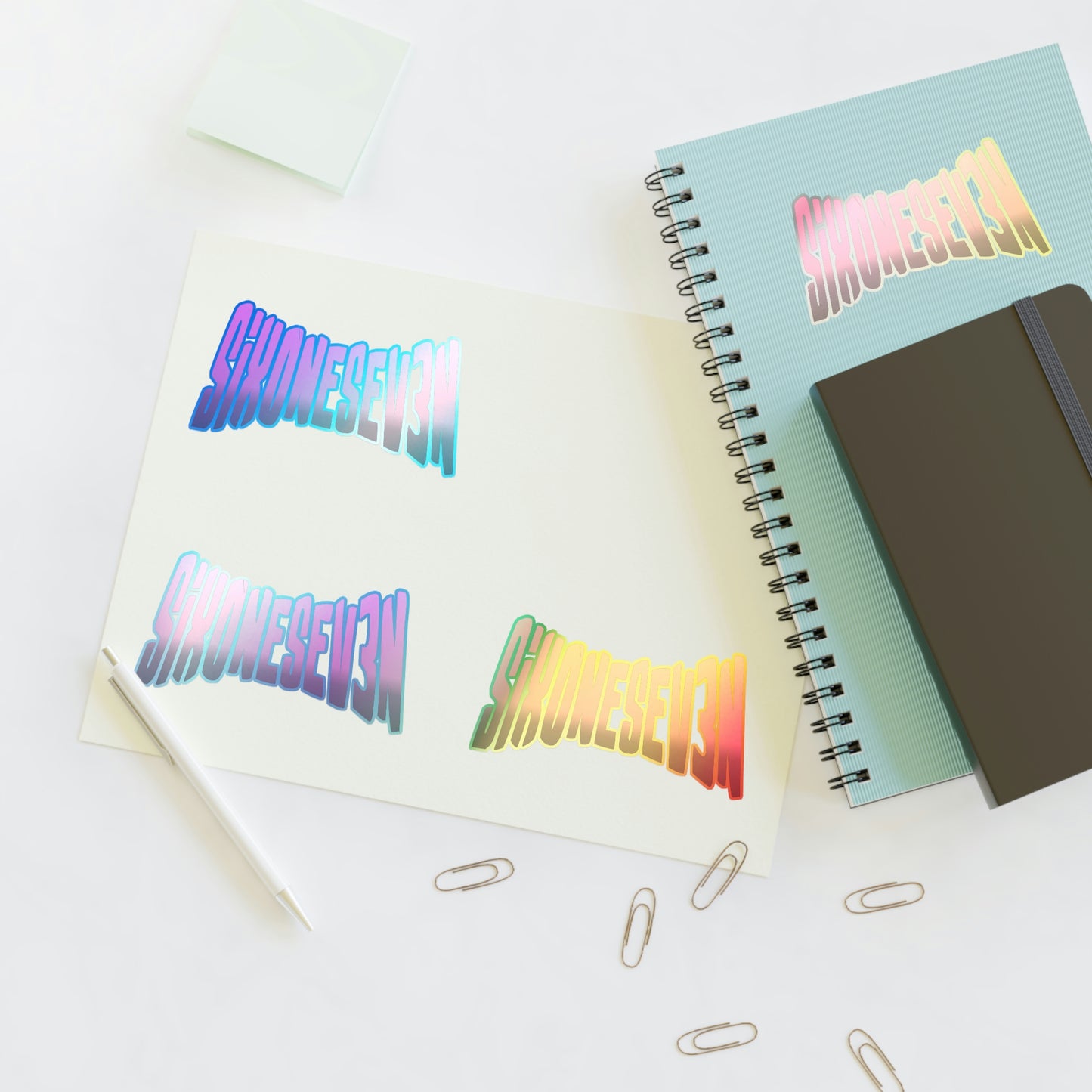 SixOneSev3n Text Sticker Sheets