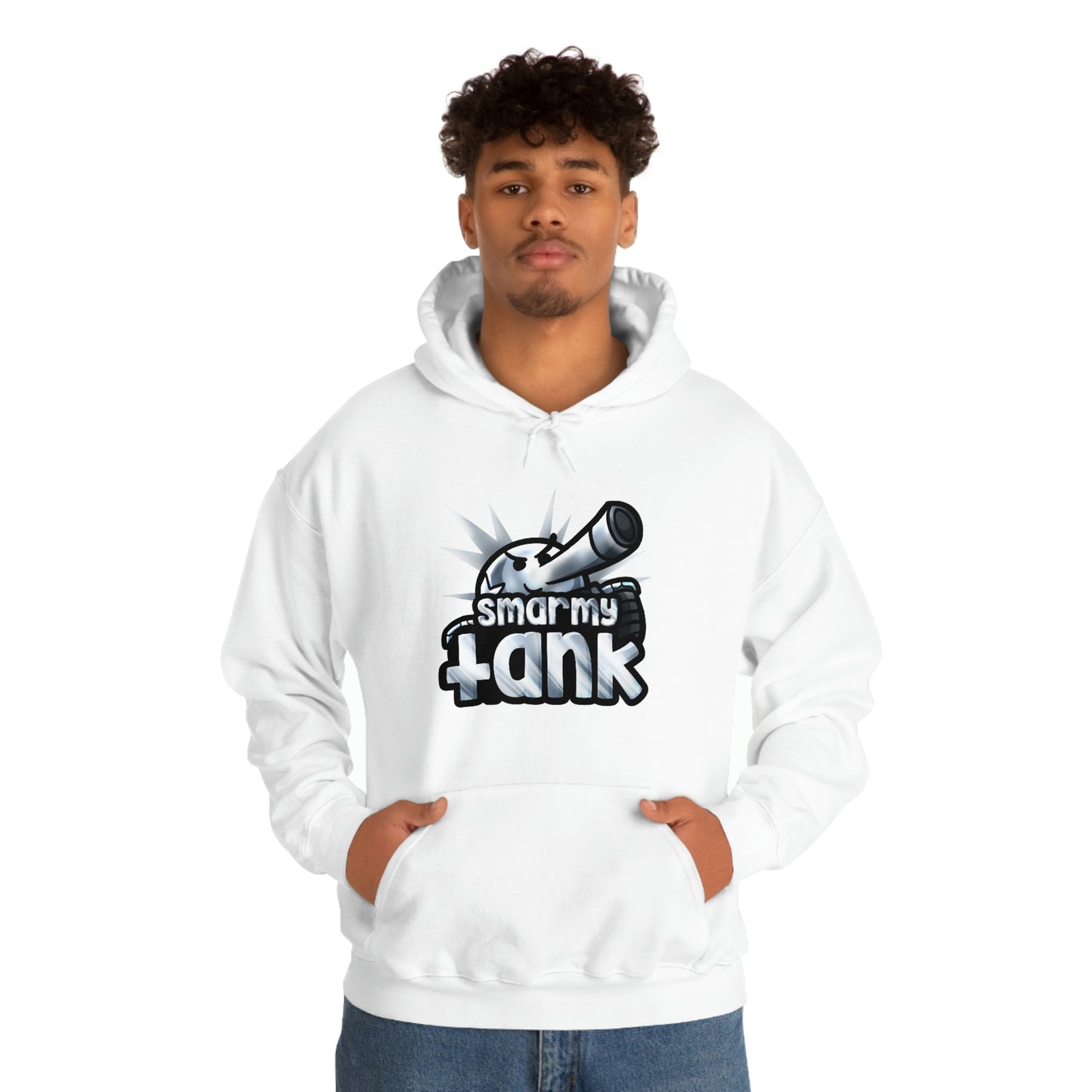 Chrome Smarmy Tank Unisex Hoodie