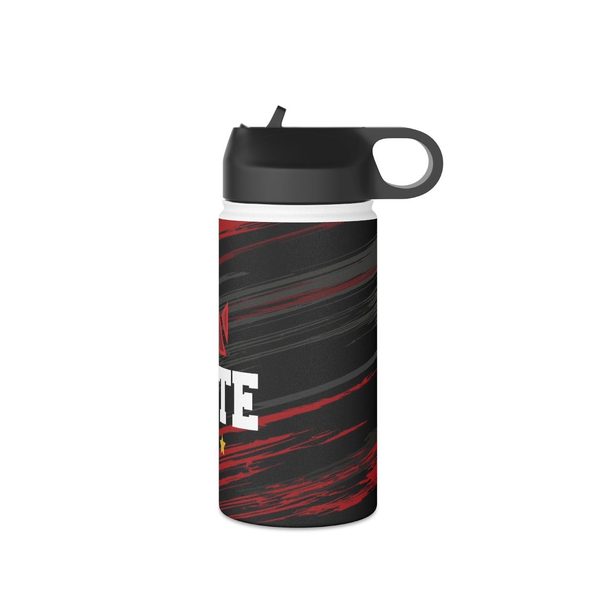 EliteTeam.Tv Stainless Steel Water Bottle, Standard Lid