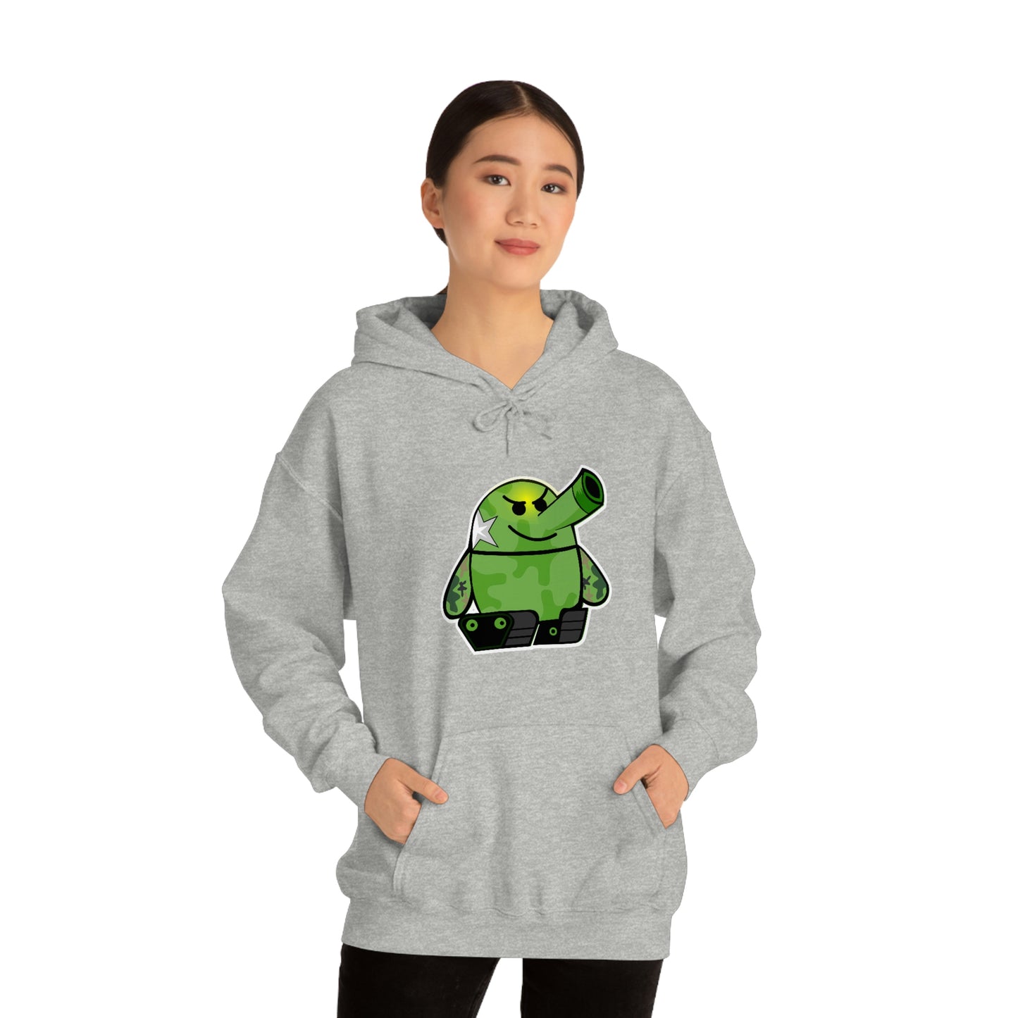Smarmy Tank Cartoon Unisex Hoodie