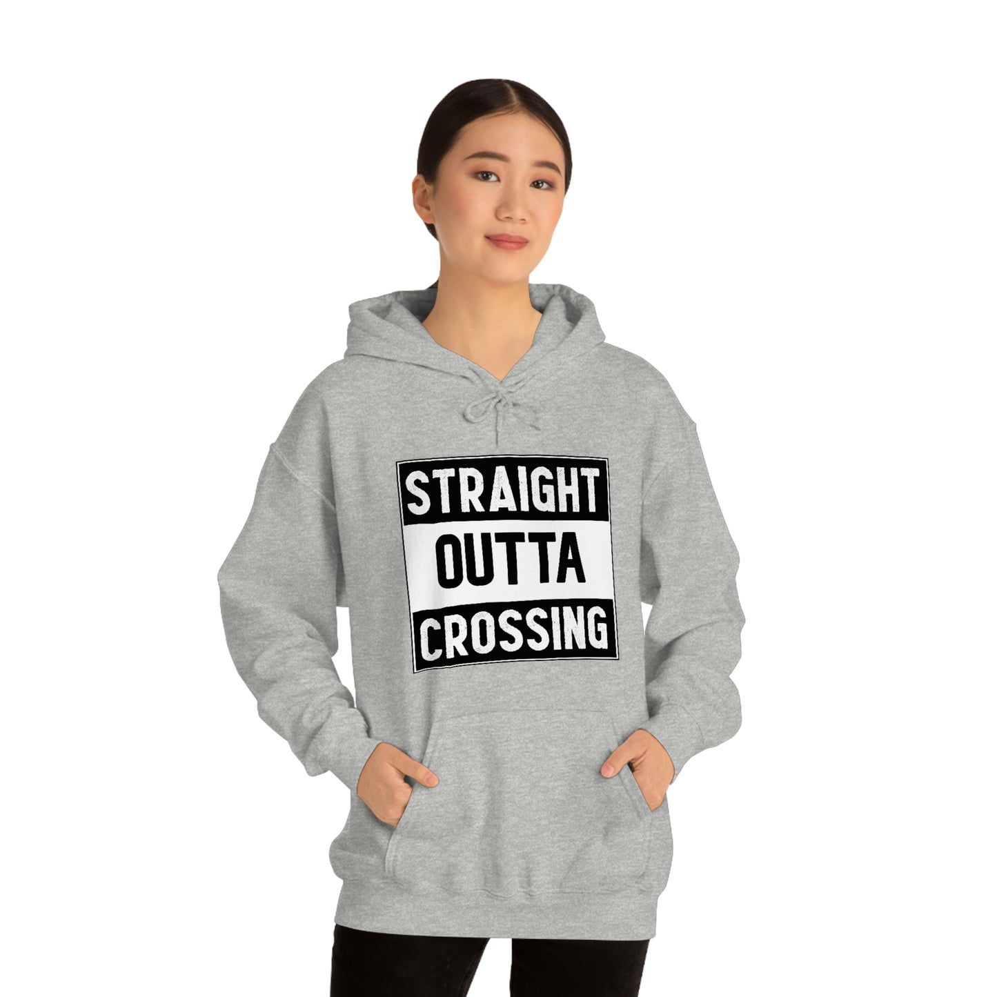 Straight Outta Crossing Unisex Hoodie