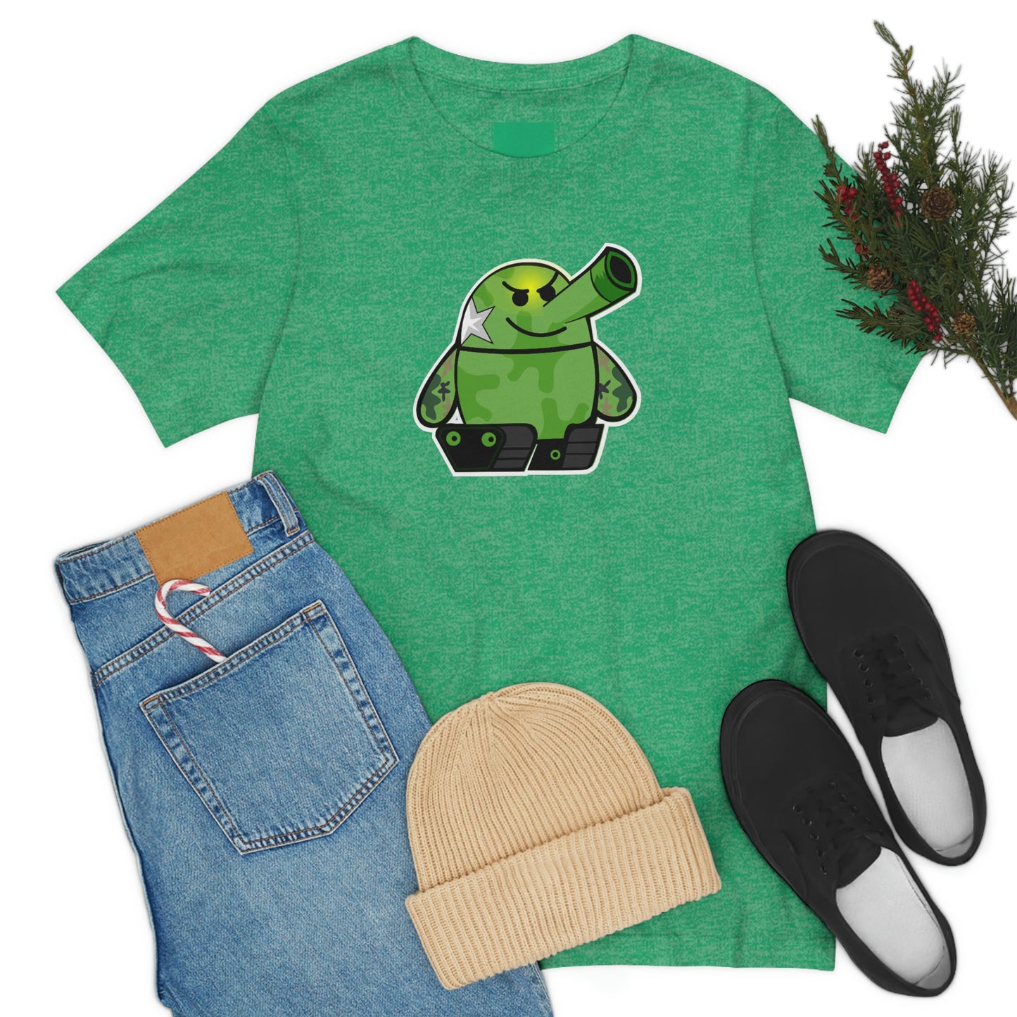 Smarmy Tank Cartoon Unisex T-shirt