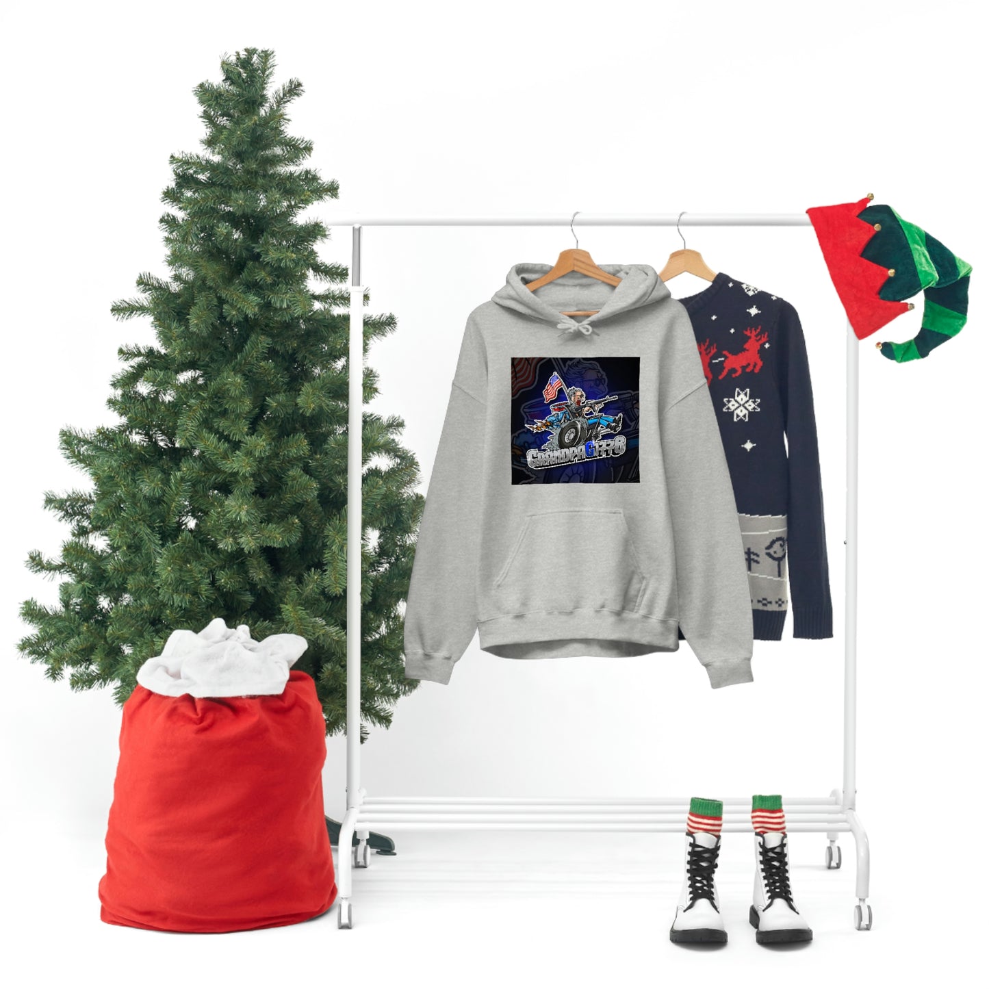 GrandpaG Silhouette Unisex Hoodie