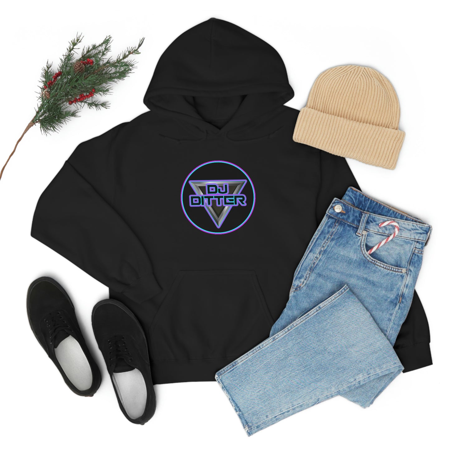 Dj Ditter Circle Logo Unisex Hoodie