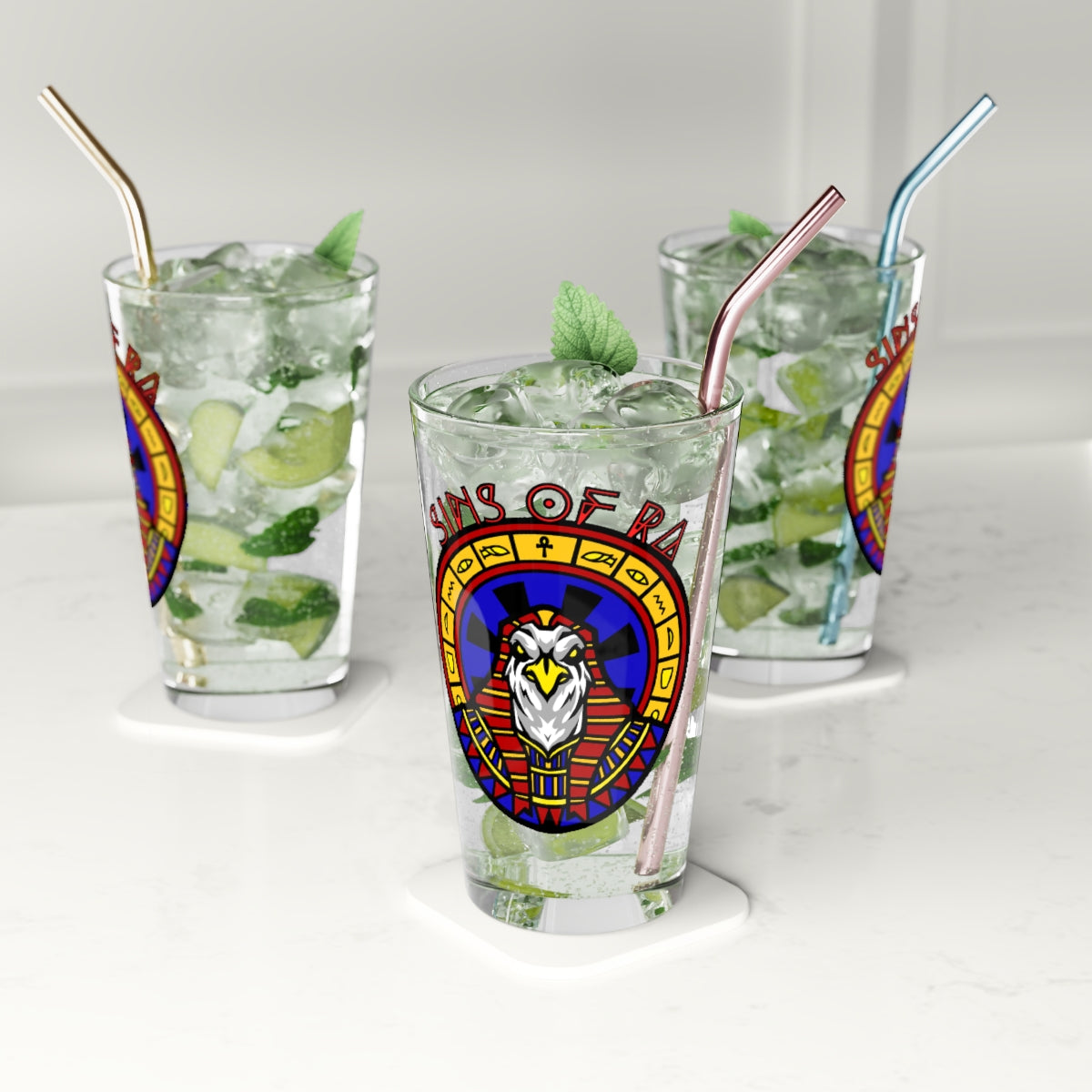 Sins Of Ra Pint Glass, 16oz
