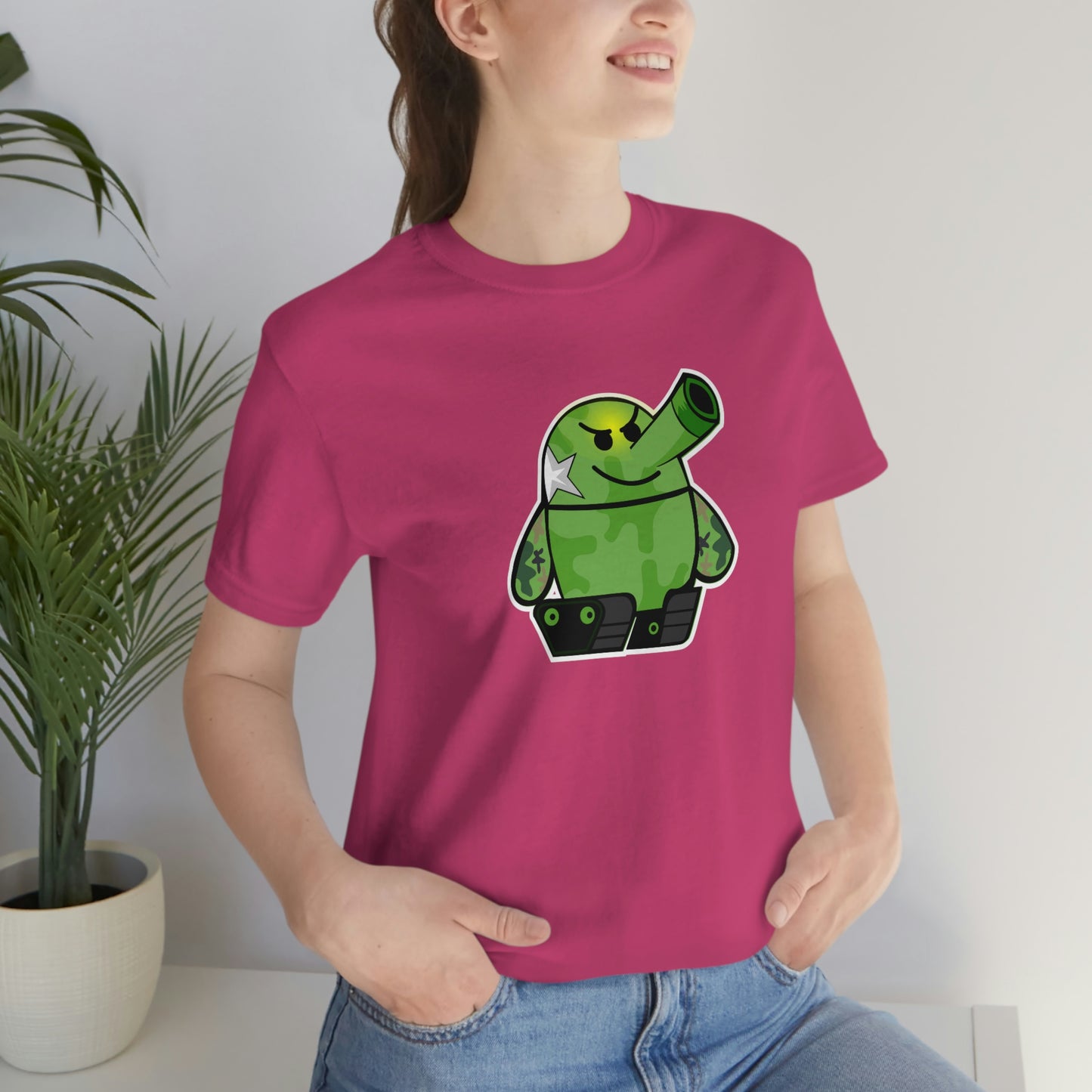 Smarmy Tank Cartoon Unisex T-shirt