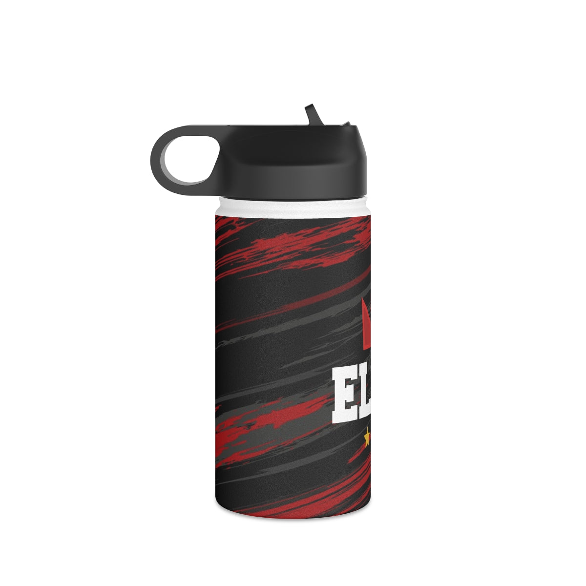 EliteTeam.Tv Stainless Steel Water Bottle, Standard Lid