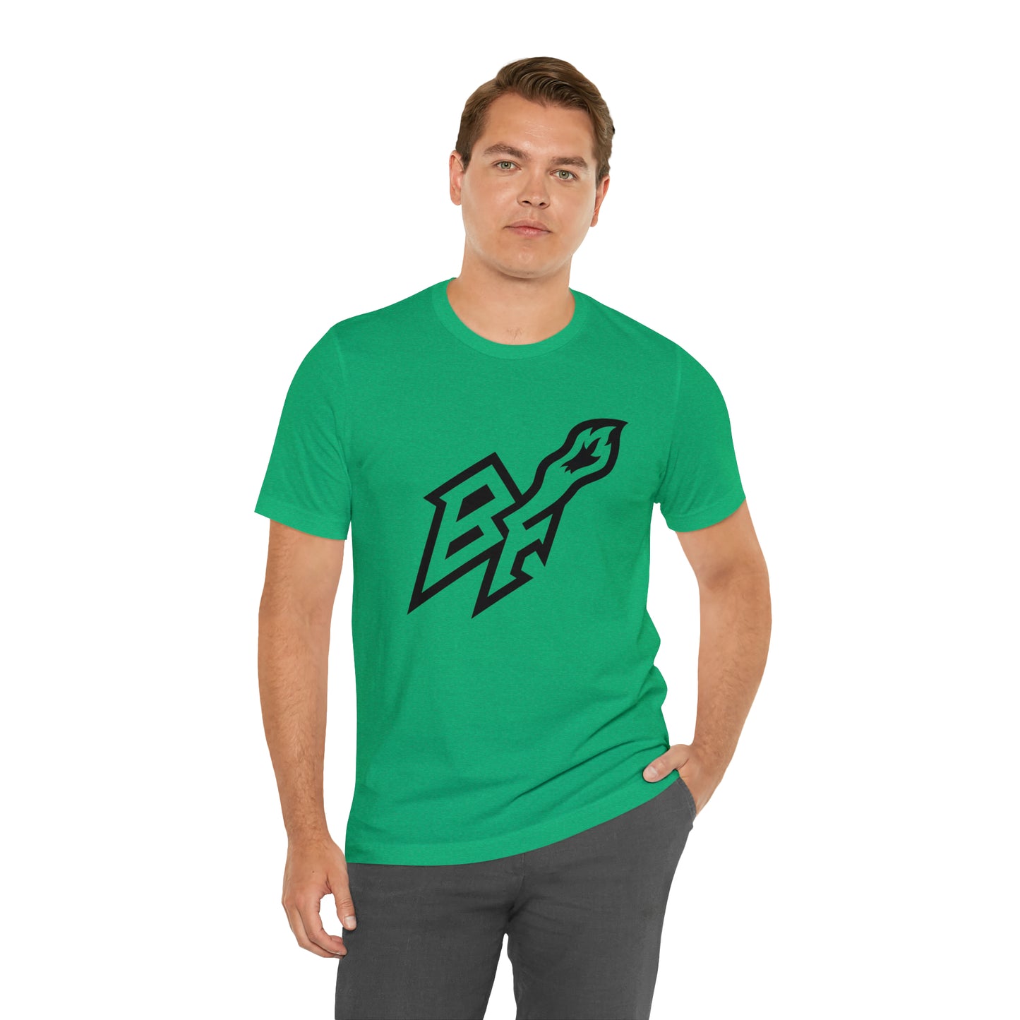 BlackFox Unisex T-shirt W/Black Logo