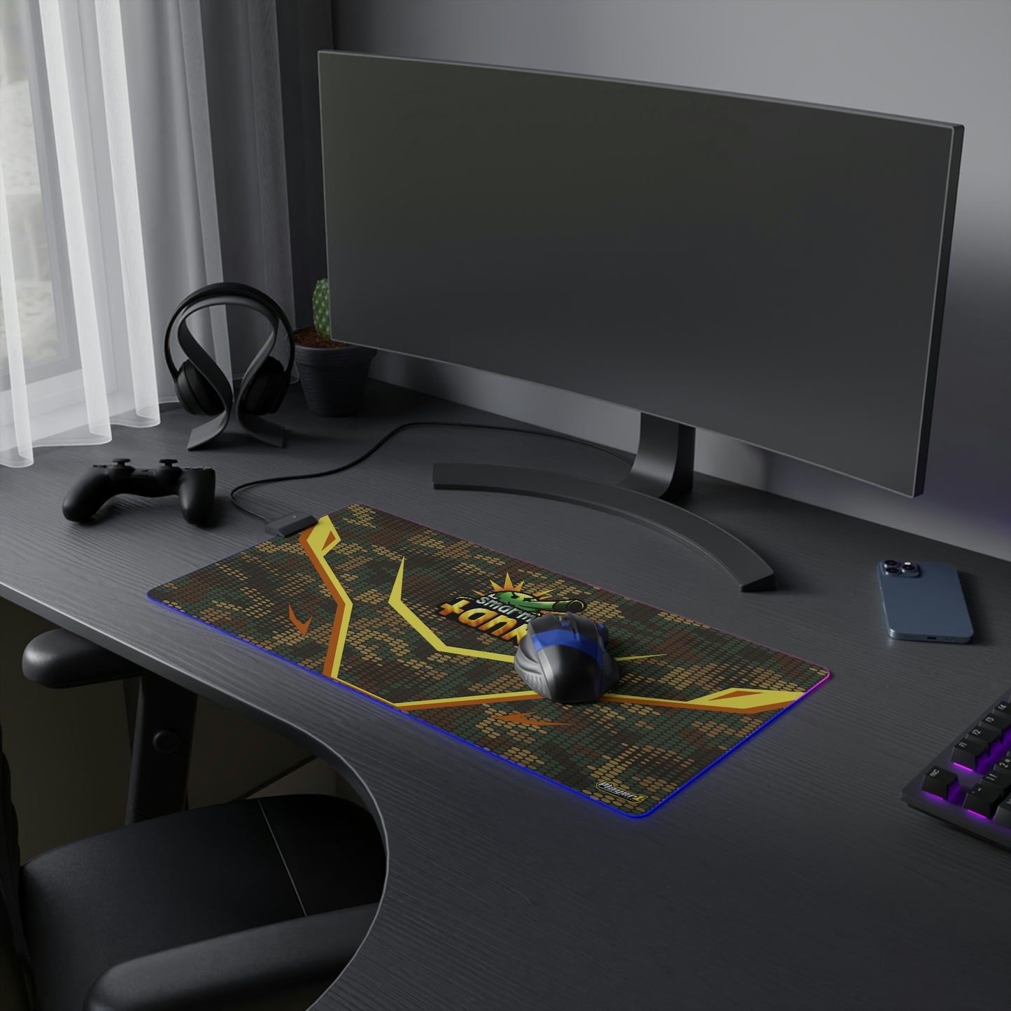 Smarmy Tank LED Gaming Mouse Pad
