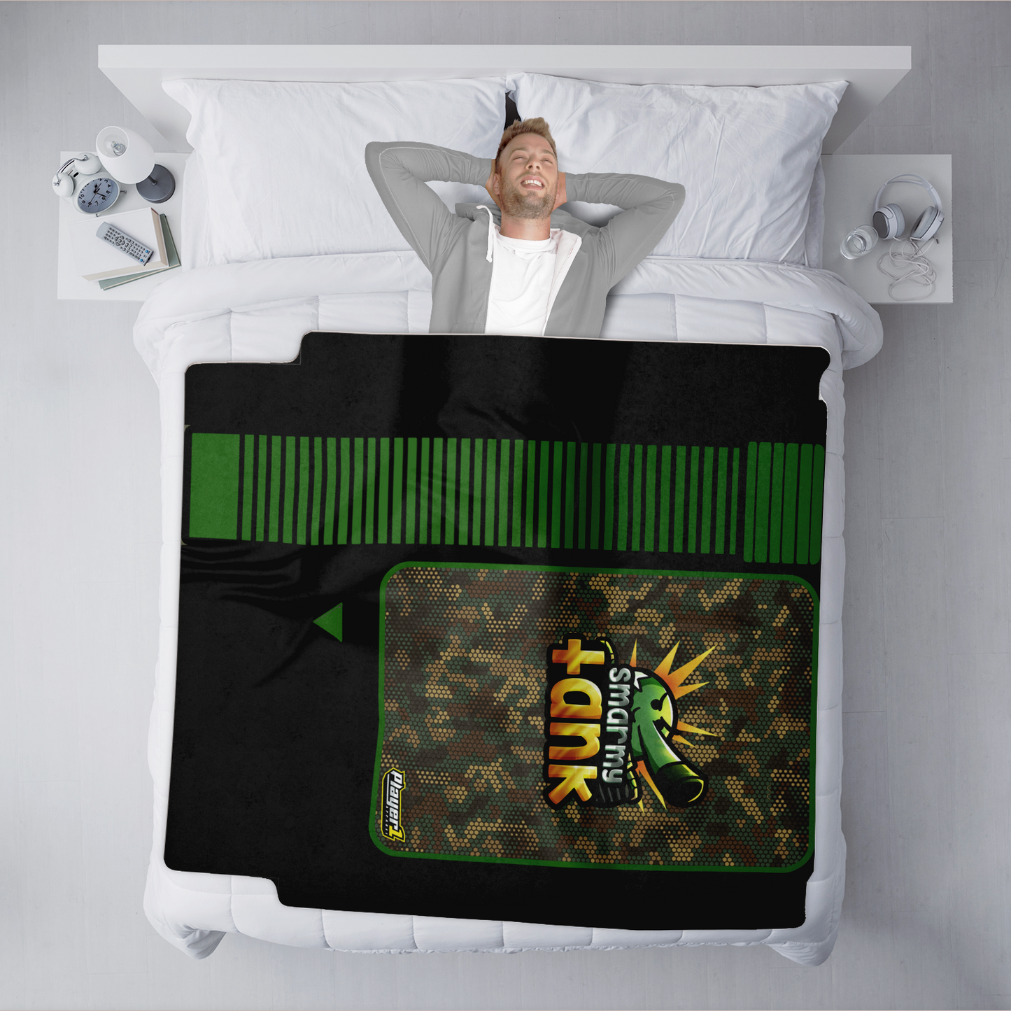 Smarmy Tank Game Cartridge Blanket