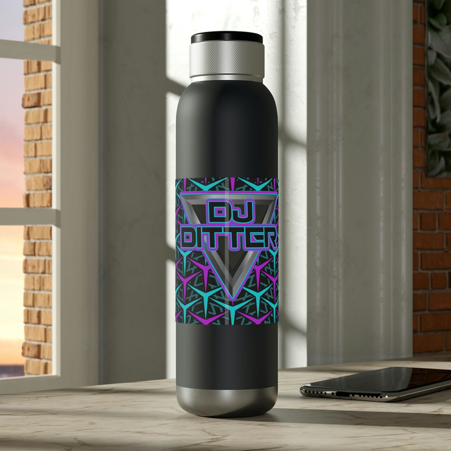 Dj Ditter Soundwave Copper Vacuum Audio Bottle 22oz