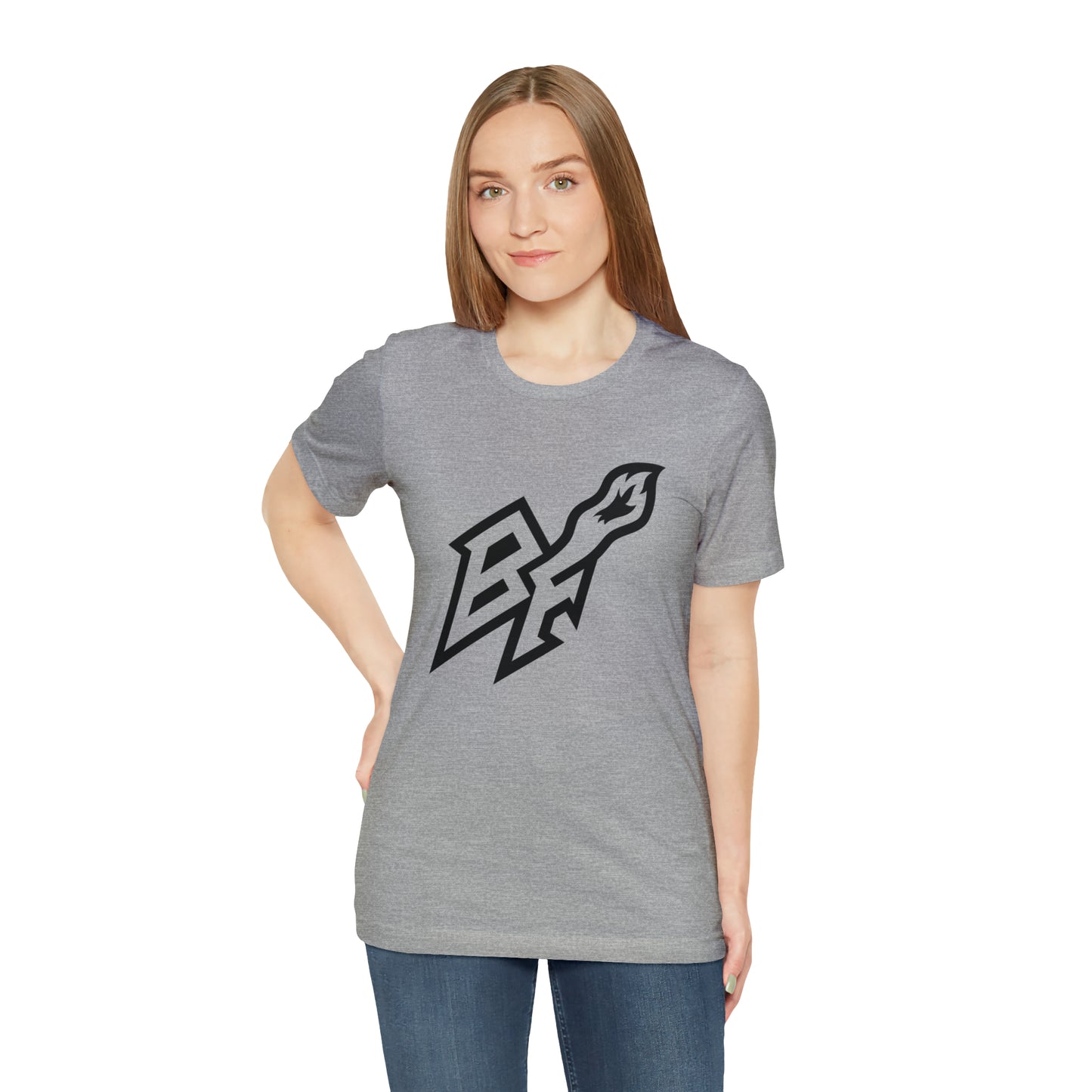 BlackFox Unisex T-shirt W/Black Logo