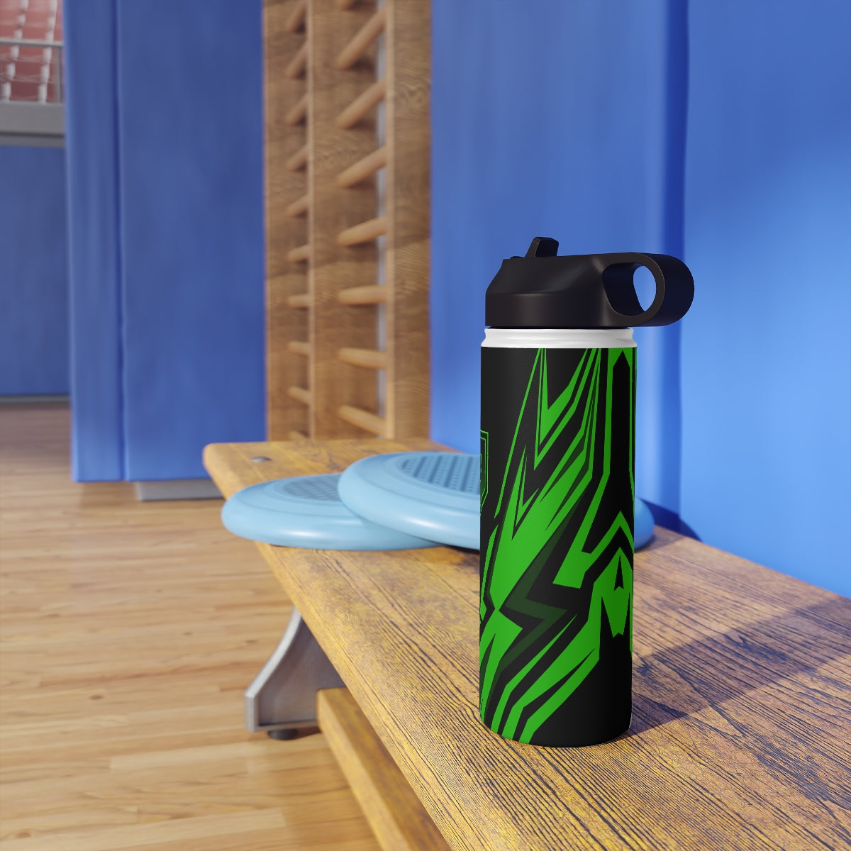 JJ Green Giant Stainless Steel Water Bottle, Standard Lid