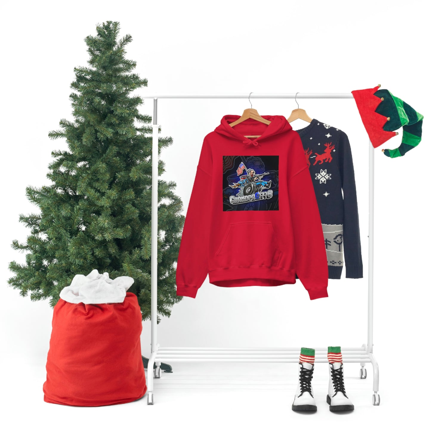 GrandpaG Silhouette Unisex Hoodie