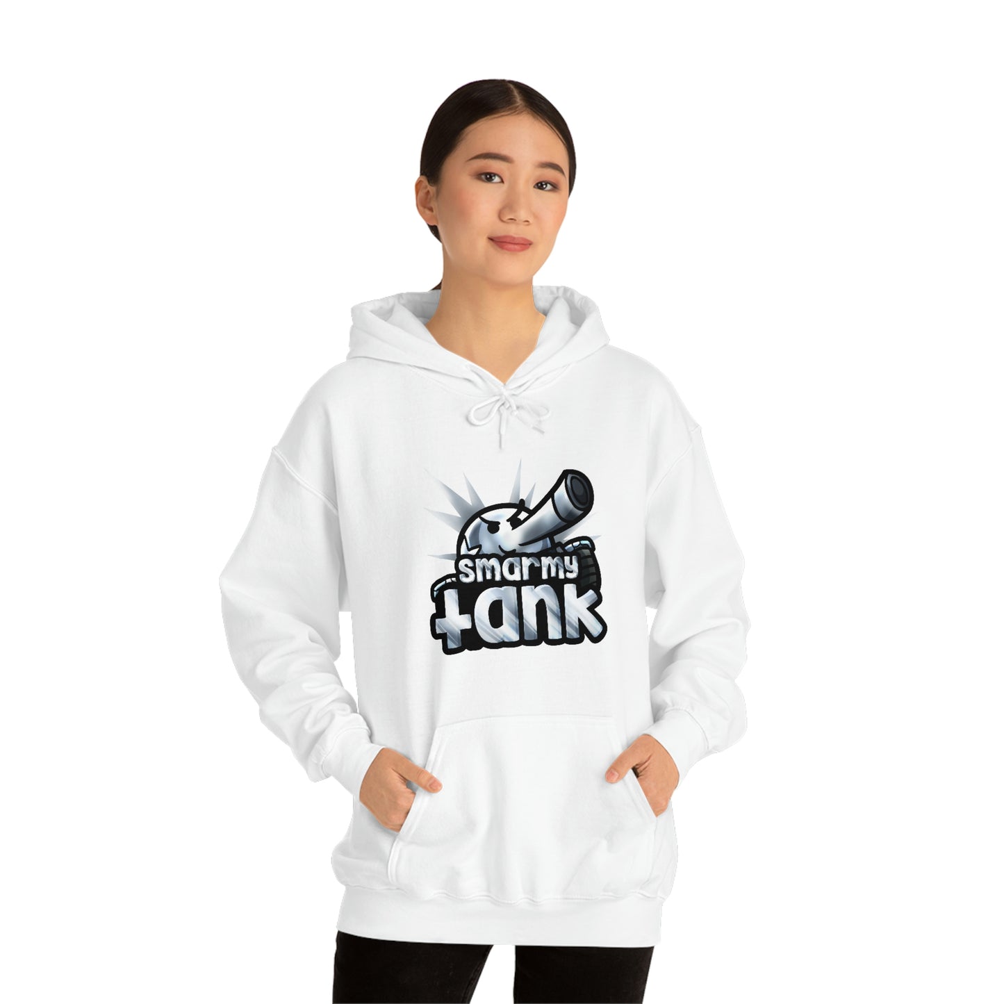 Chrome Smarmy Tank Unisex Hoodie