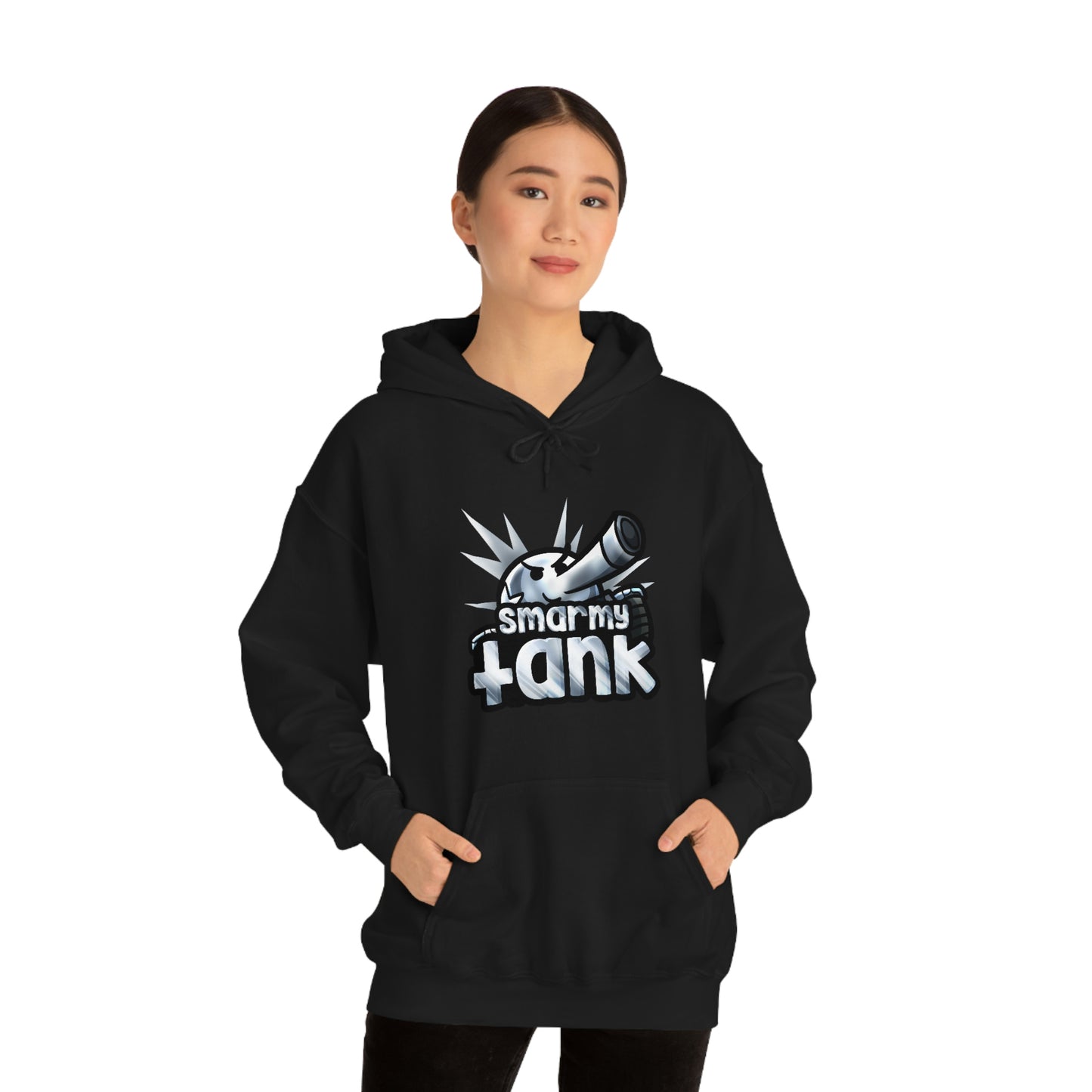 Chrome Smarmy Tank Unisex Hoodie