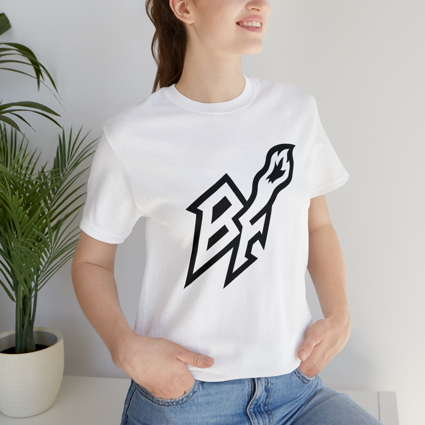 BlackFox Unisex T-shirt W/Black Logo